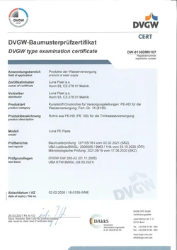 2021-4 Certifik&aacute;t DVGW Typov&aacute; zkou&scaron;ka